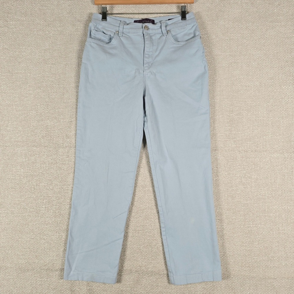 Gloria Vanderbilt Amanda Classic Taper Jeans Light Blue High Rise Women's Size 6